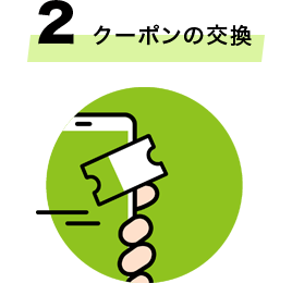 クーポンの交換